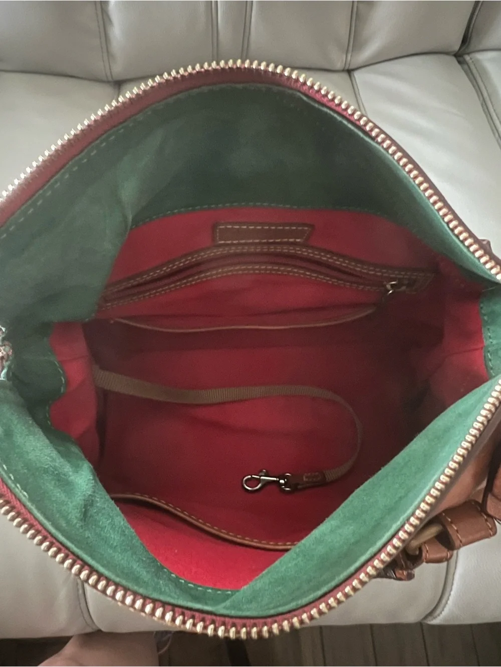 Dooney & Bourke Florentine Satchel Cognac